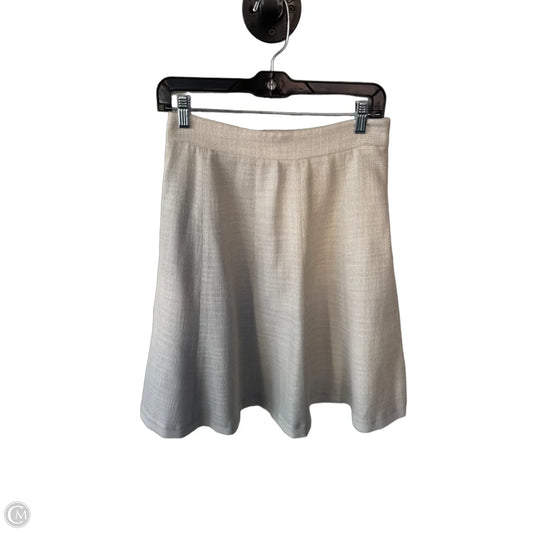 Skirt Midi By White House Black Market In Cream, Size: 4
