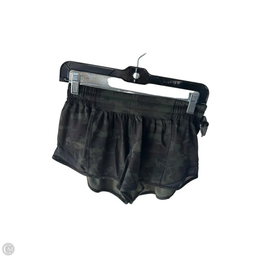 Athletic Shorts By Lululemon In Camouflage Print, Size: 6