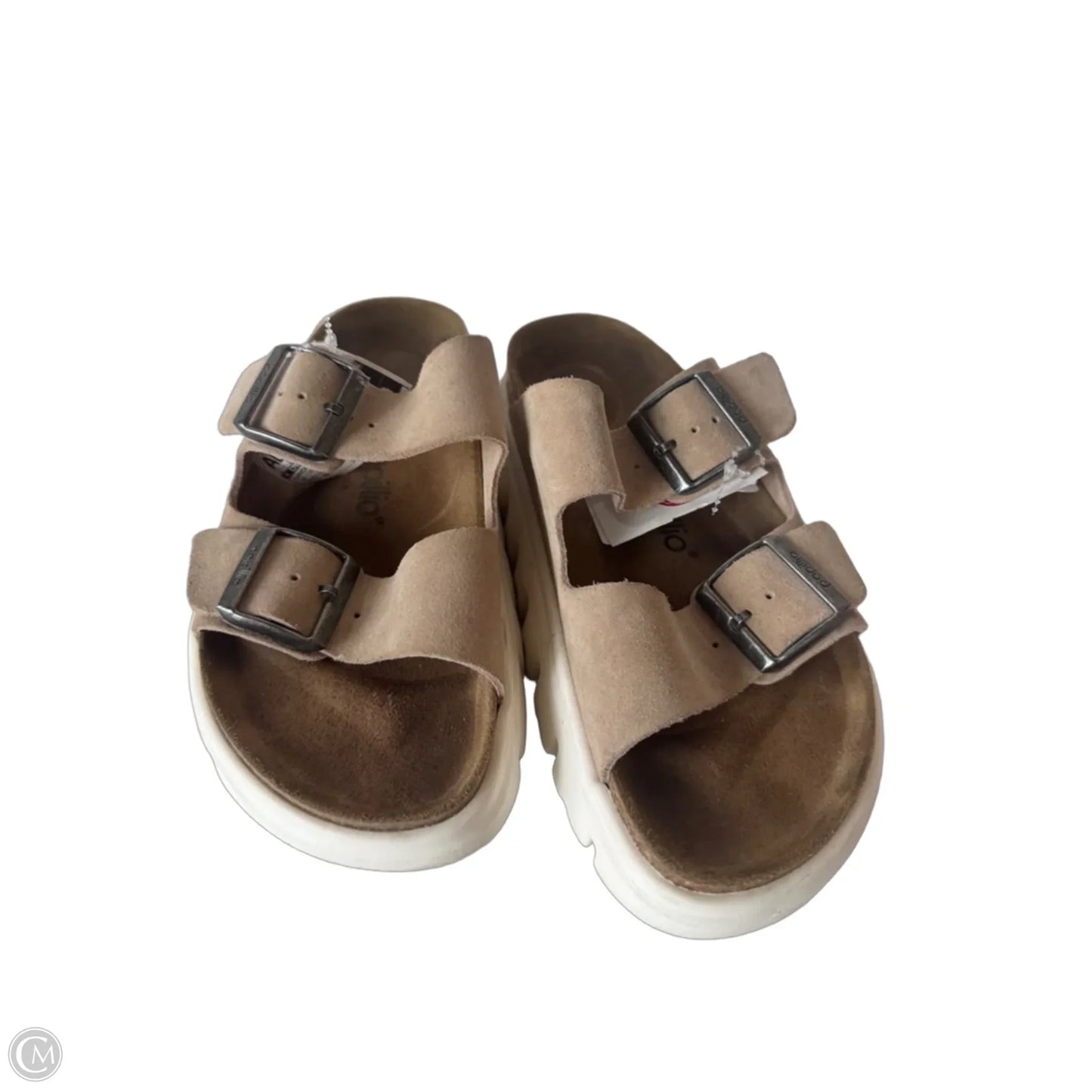Sandals Flats By Cmb In Beige, Size: 6.5