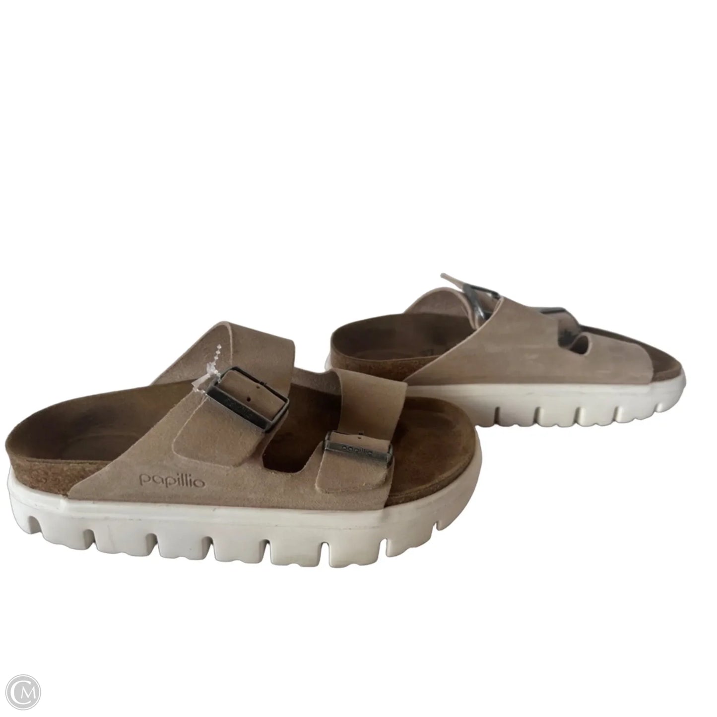Sandals Flats By Cmb In Beige, Size: 6.5