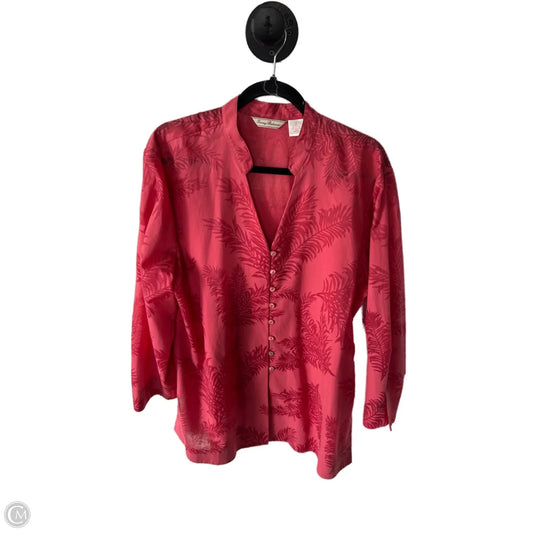 Jacket Other By Tommy Bahama In Coral, Size: Xl