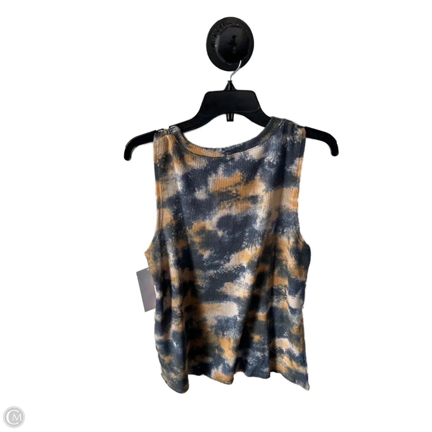 Top Sleeveless By Clothes Mentor In Blue & Yellow, Size: L