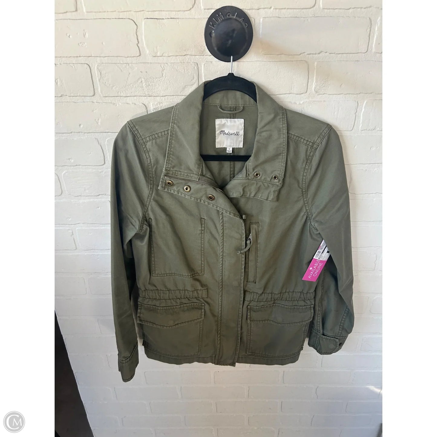 Jacket Utility By Madewell In Green, Size: S