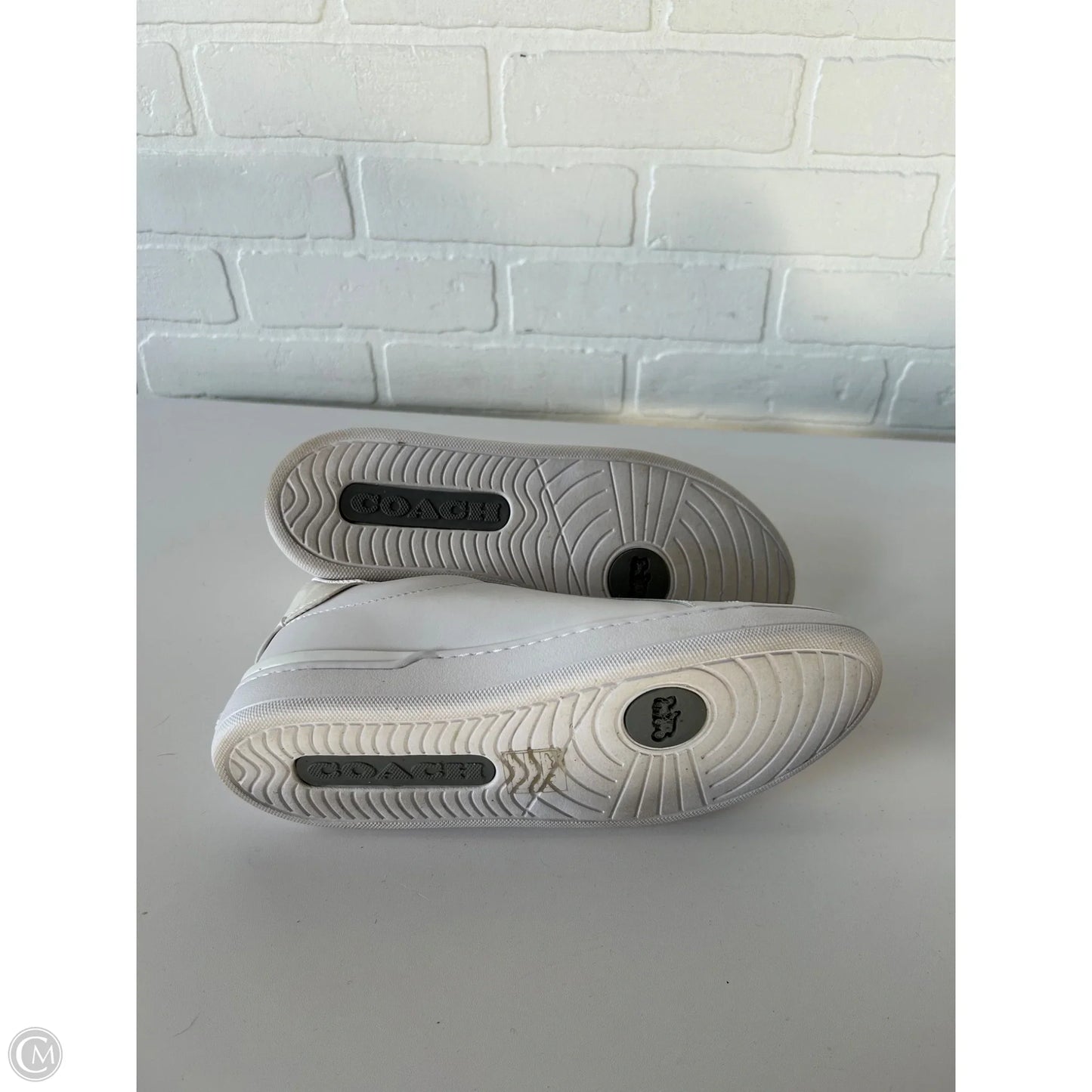 Shoes Designer By Coach In White, Size: 7.5