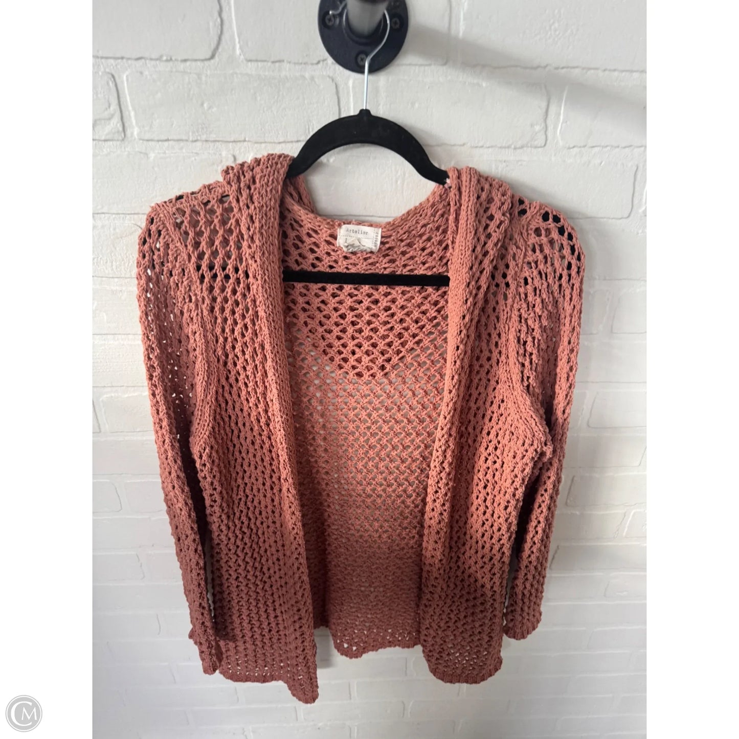 Sweater Cardigan By Nicole By Nicole Miller In Orange, Size: M
