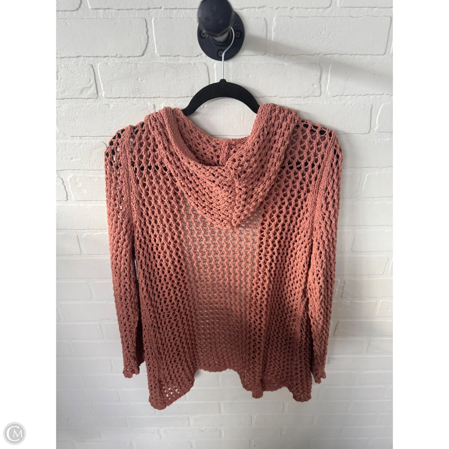 Sweater Cardigan By Nicole By Nicole Miller In Orange, Size: M