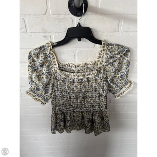 Top Short Sleeve By Max Studio In Green, Size: S