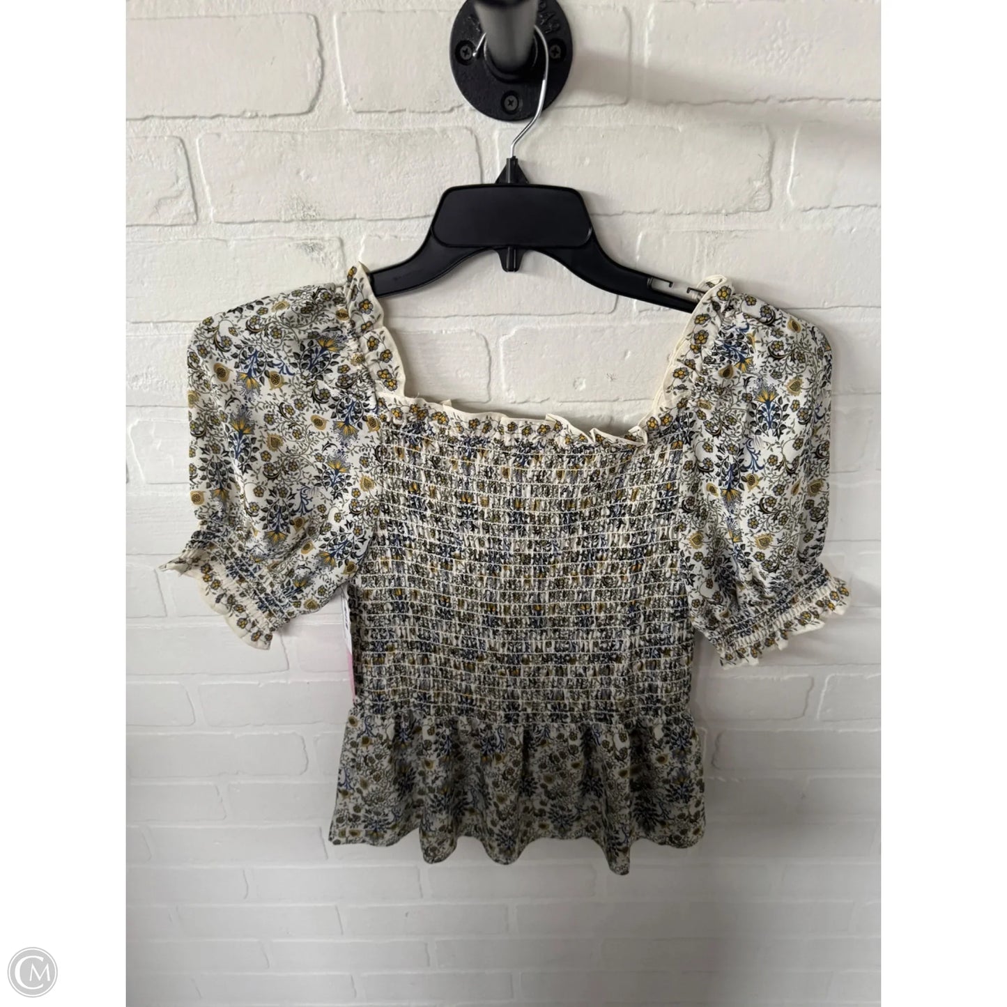 Top Short Sleeve By Max Studio In Green, Size: S