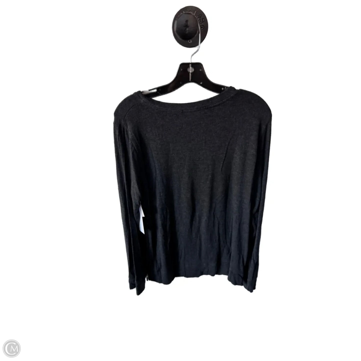 Top Long Sleeve By Matty M In Grey, Size: M
