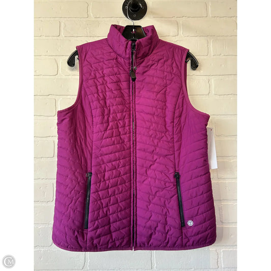 Vest Puffer & Quilted By Talbots In Purple, Size: Mp