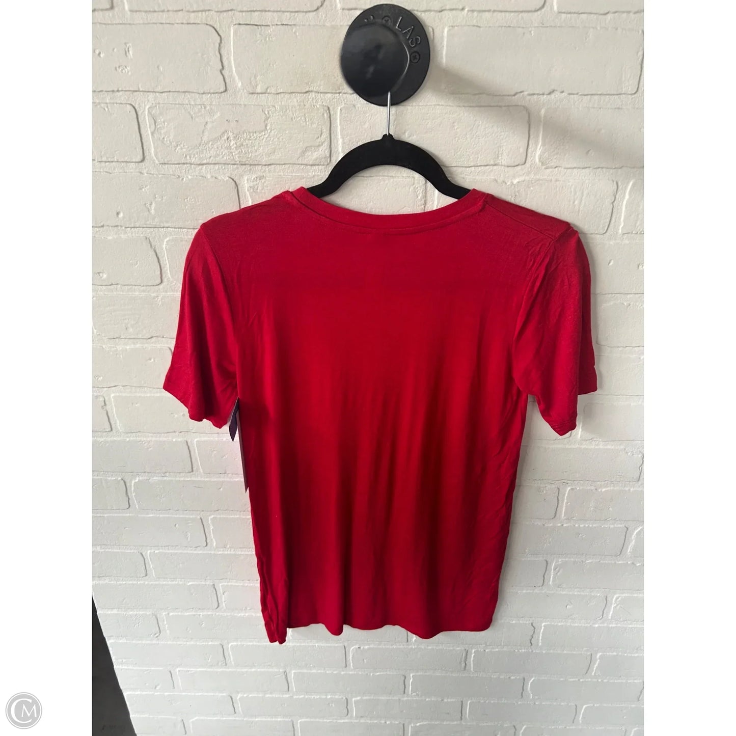 Top Short Sleeve By Zenana In Red, Size: S