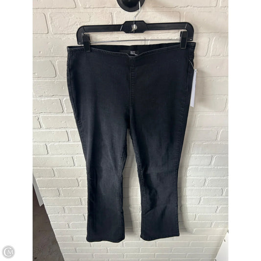 Jeans Boot Cut By 1822 Denim In Black Denim, Size: 10