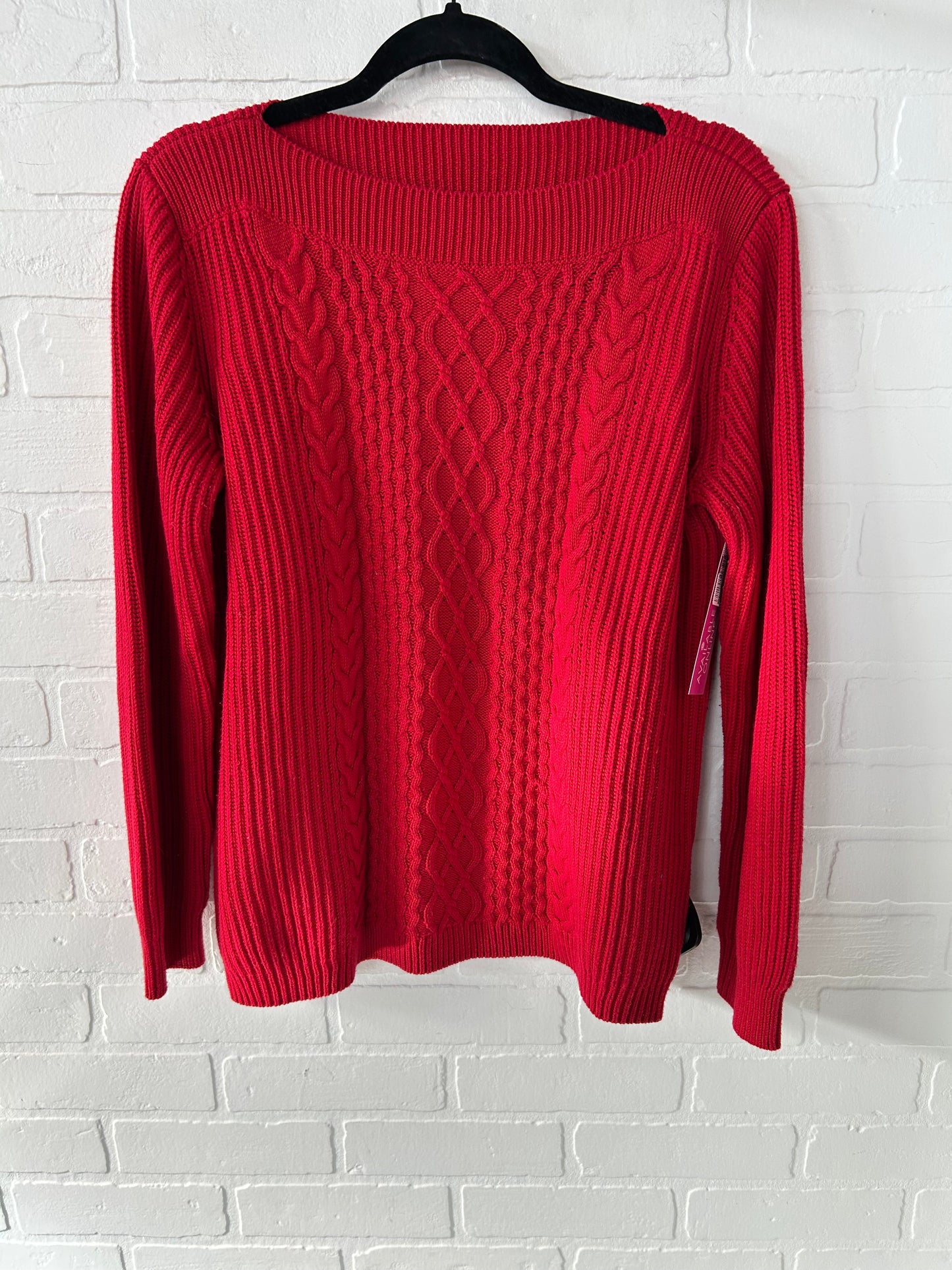 Sweater By Tommy Hilfiger In Red, Size: M