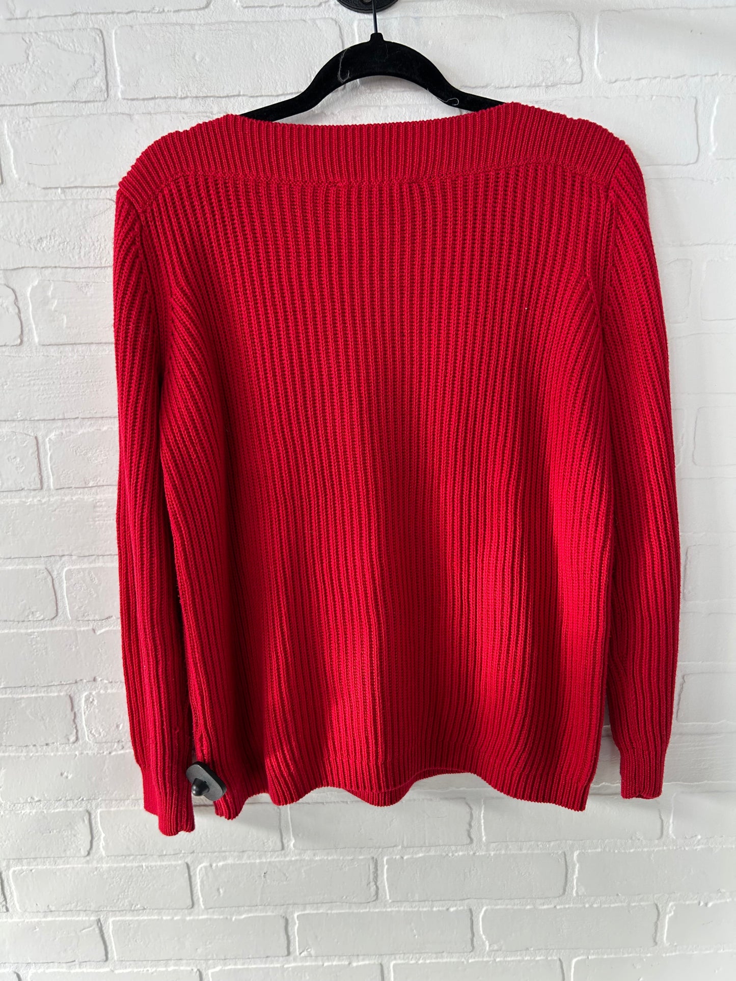 Sweater By Tommy Hilfiger In Red, Size: M