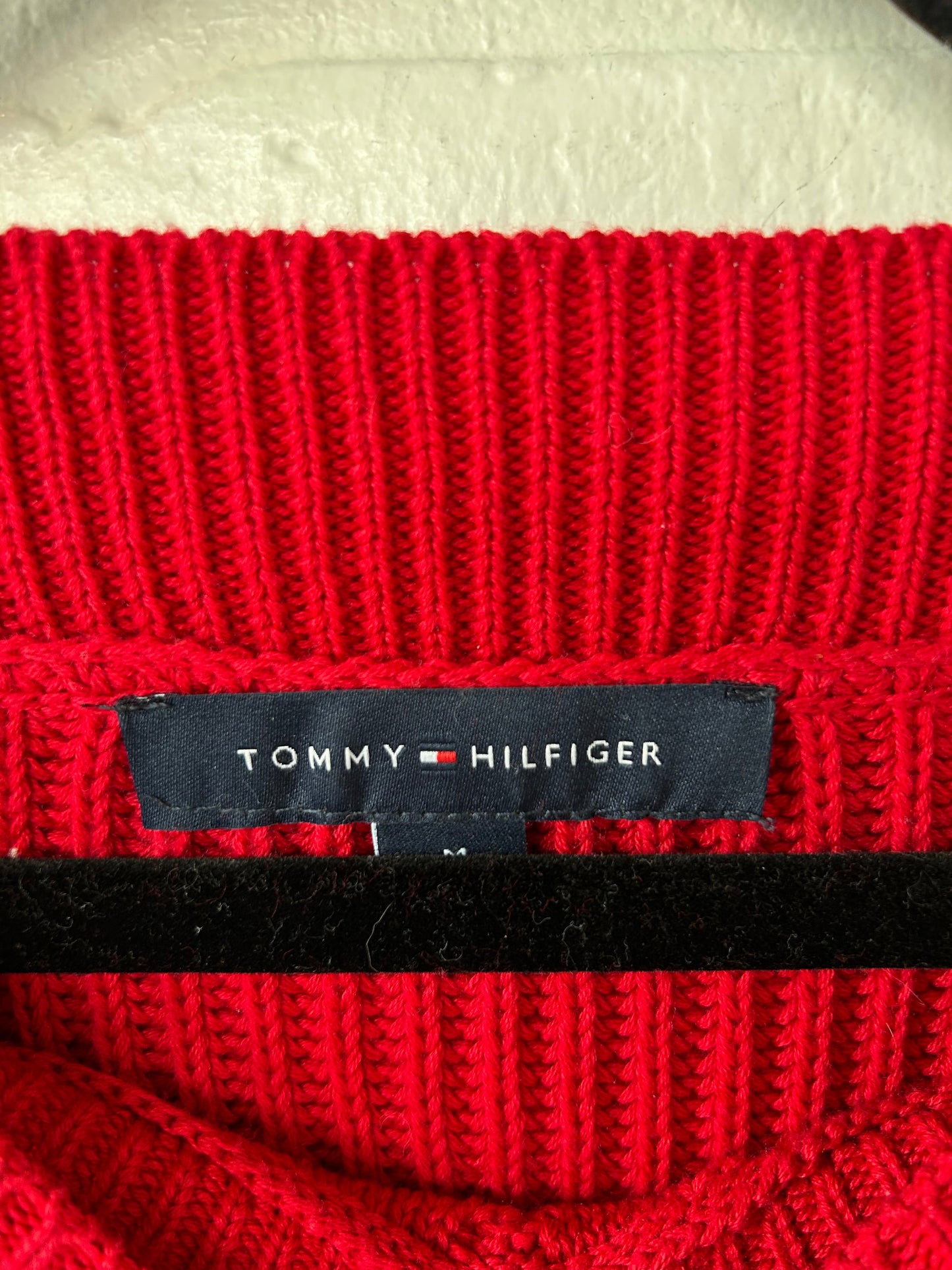 Sweater By Tommy Hilfiger In Red, Size: M