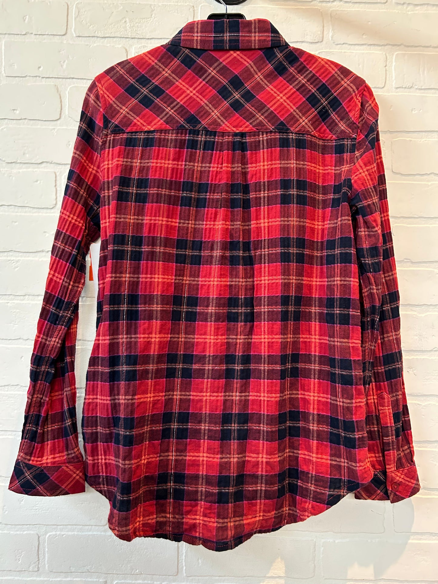 Top Long Sleeve By Beachlunchlounge In Red, Size: S