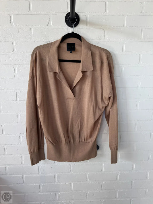 Sweater By Alex Marie In Tan, Size: Xl