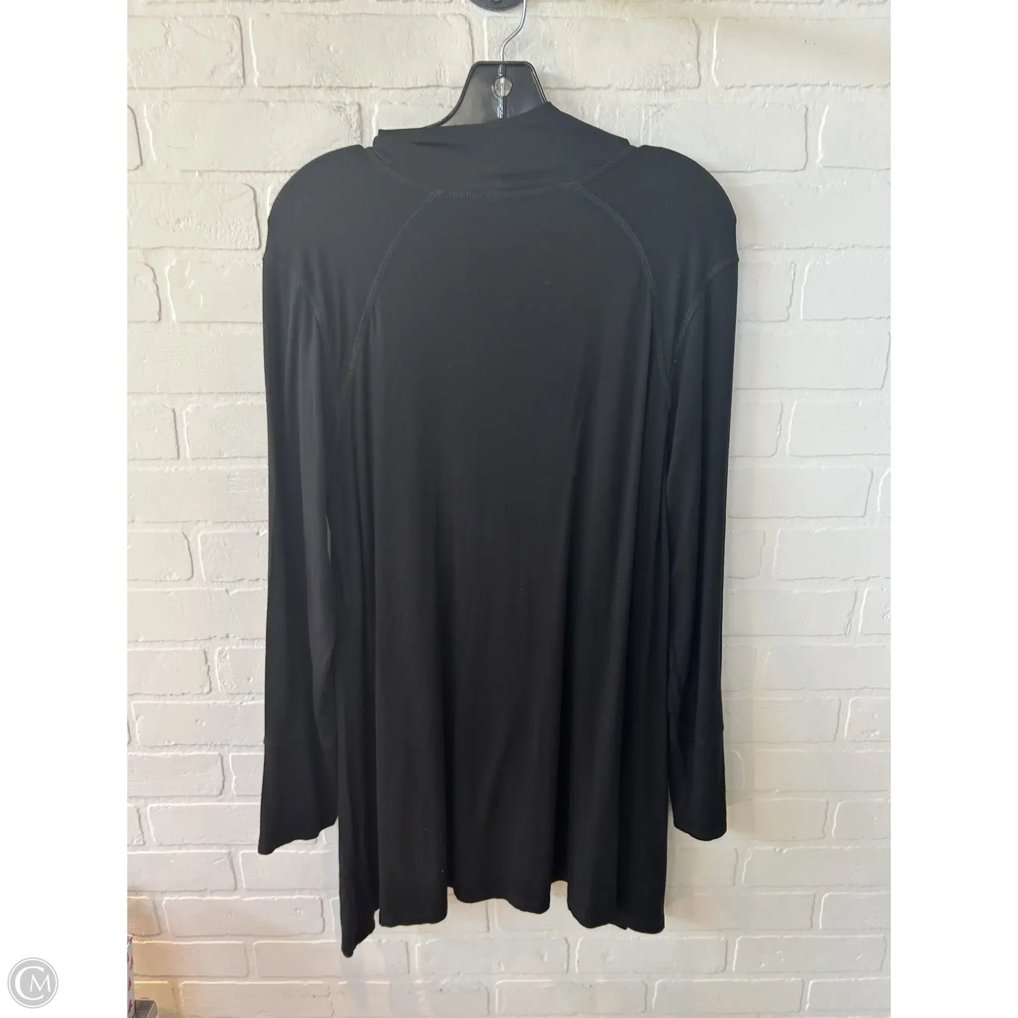 Top Long Sleeve By Cable And Gauge In Black, Size: Xl