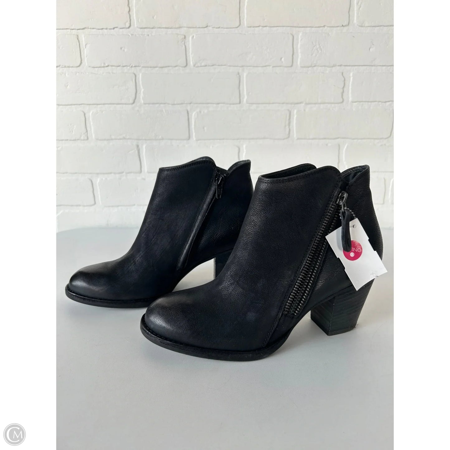 Boots Ankle Heels By Paul Green In Black, Size: 6