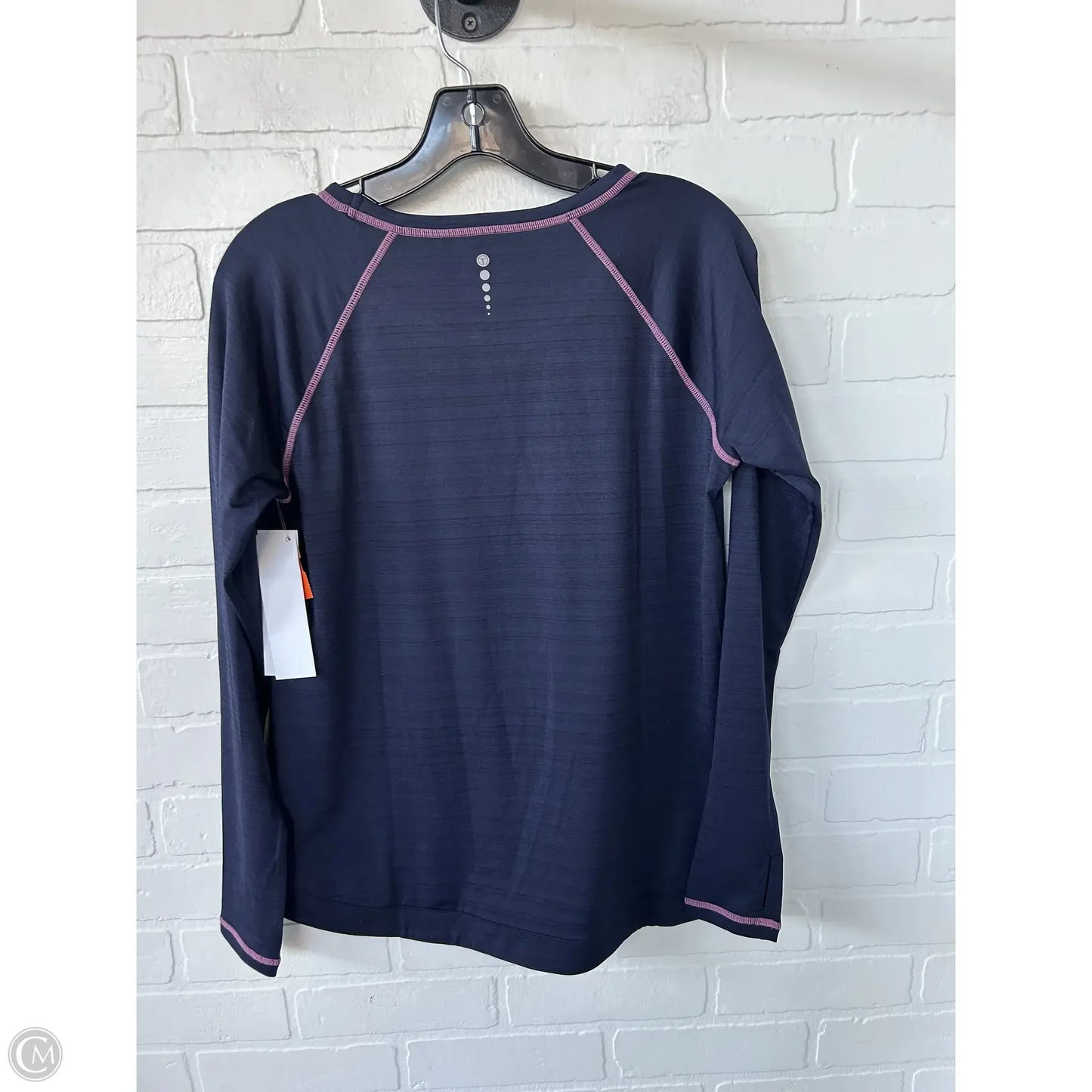 Athletic Top Long Sleeve Crewneck By Talbots In Blue, Size: Mp