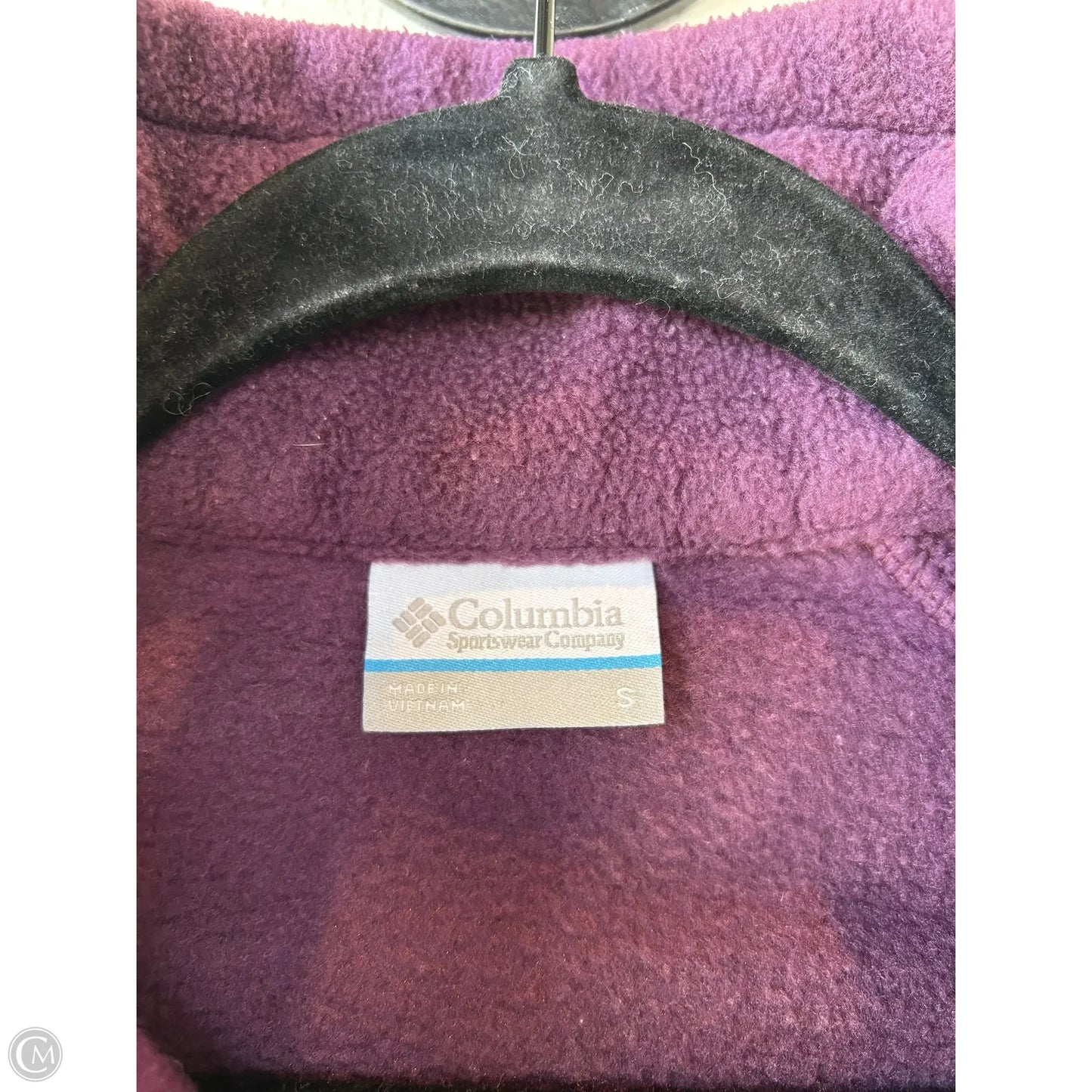 Jacket Fleece By Columbia In Purple, Size: S