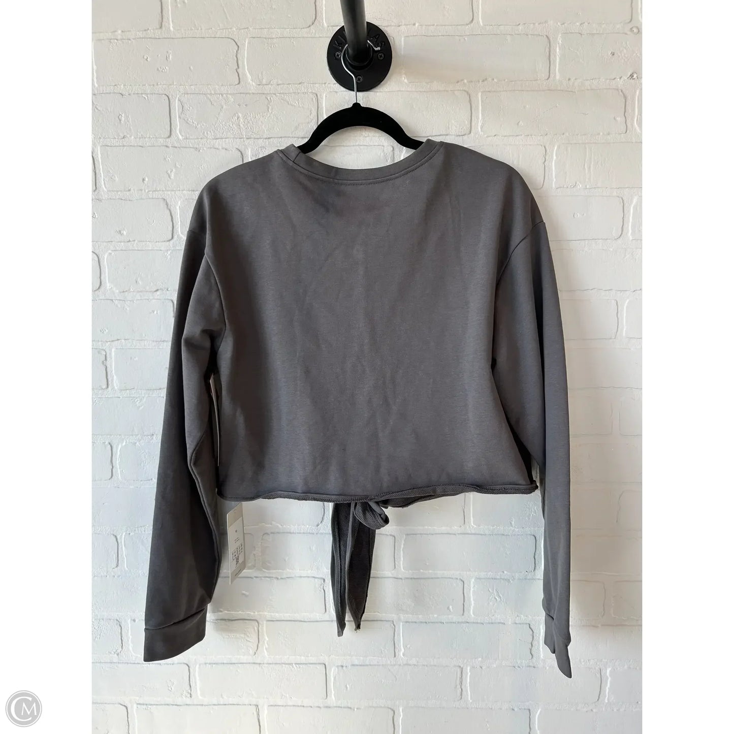 Athletic Sweatshirt Crewneck By Clothes Mentor In Grey, Size: M