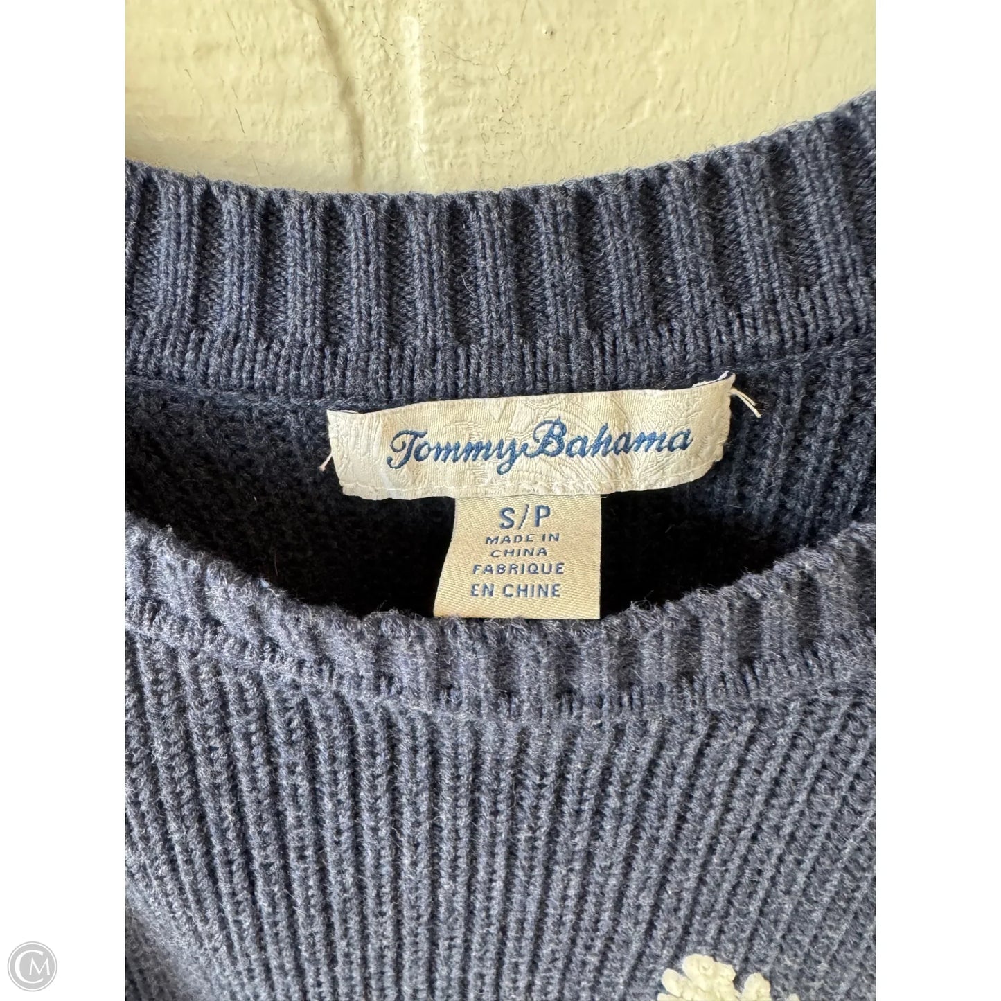 Sweater By Tommy Bahama In Blue & White, Size: S