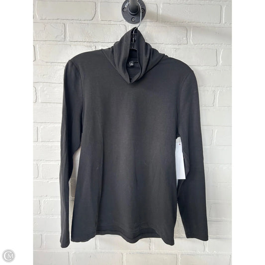 Top Long Sleeve By Talbots In Black, Size: Mp