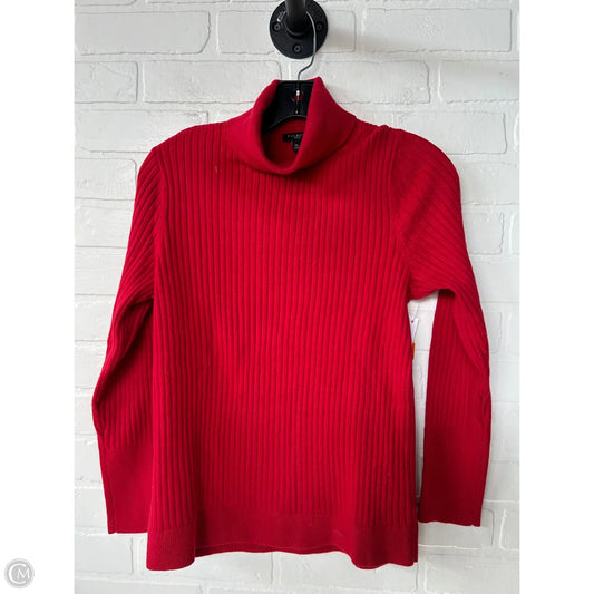 Sweater By Talbots In Red, Size: Mp