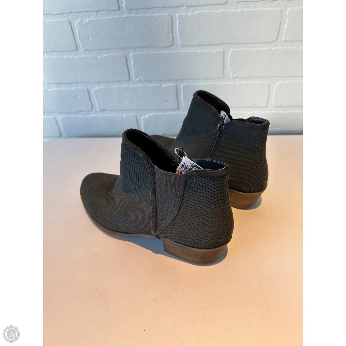 Boots Ankle Heels By Kensie In Grey, Size: 8.5