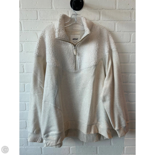 Sweatshirt Collar By Aerie In Cream, Size: L