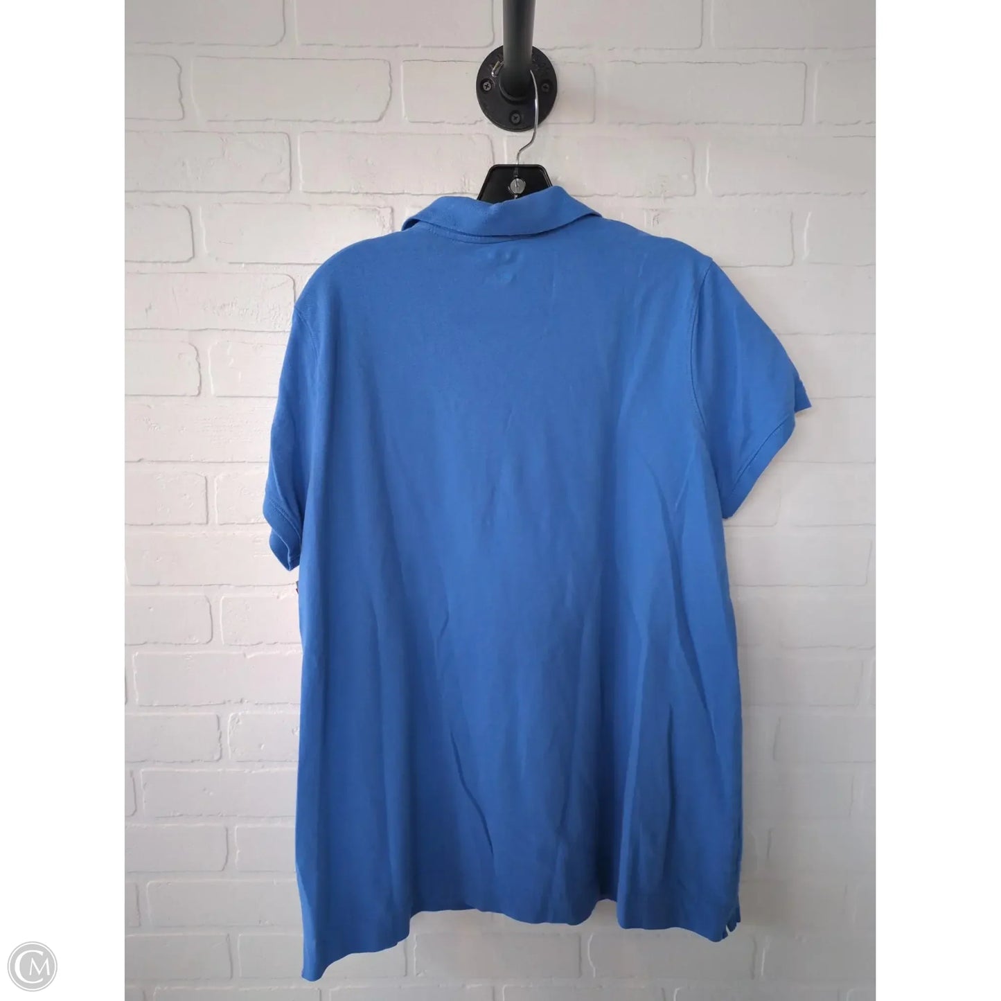 Top Short Sleeve By Eddie Bauer In Blue, Size: Xxl