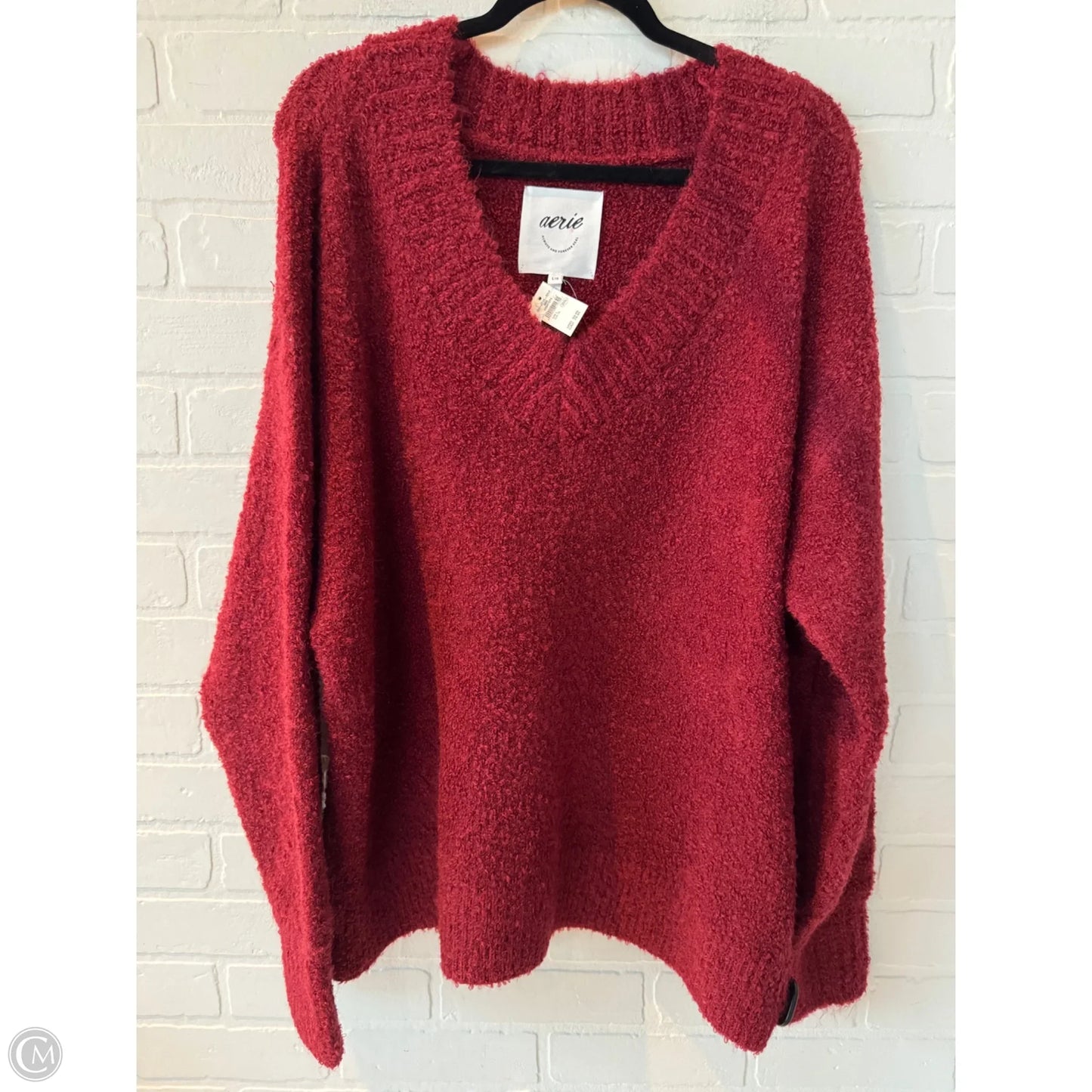 Sweater By Aerie In Red, Size: L