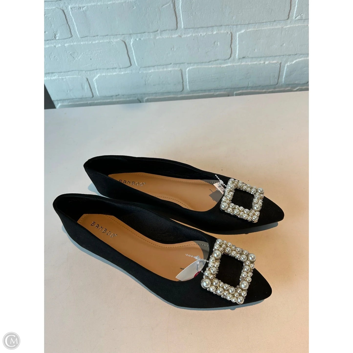 Shoes Flats By Bamboo In Black, Size: 10