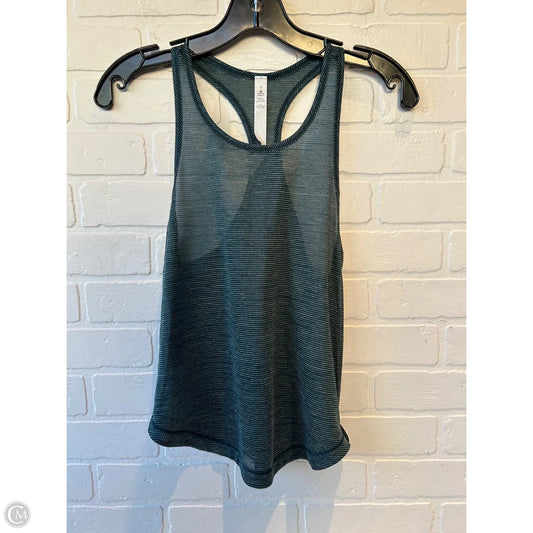Athletic Tank Top By Lululemon In Teal, Size: Xs
