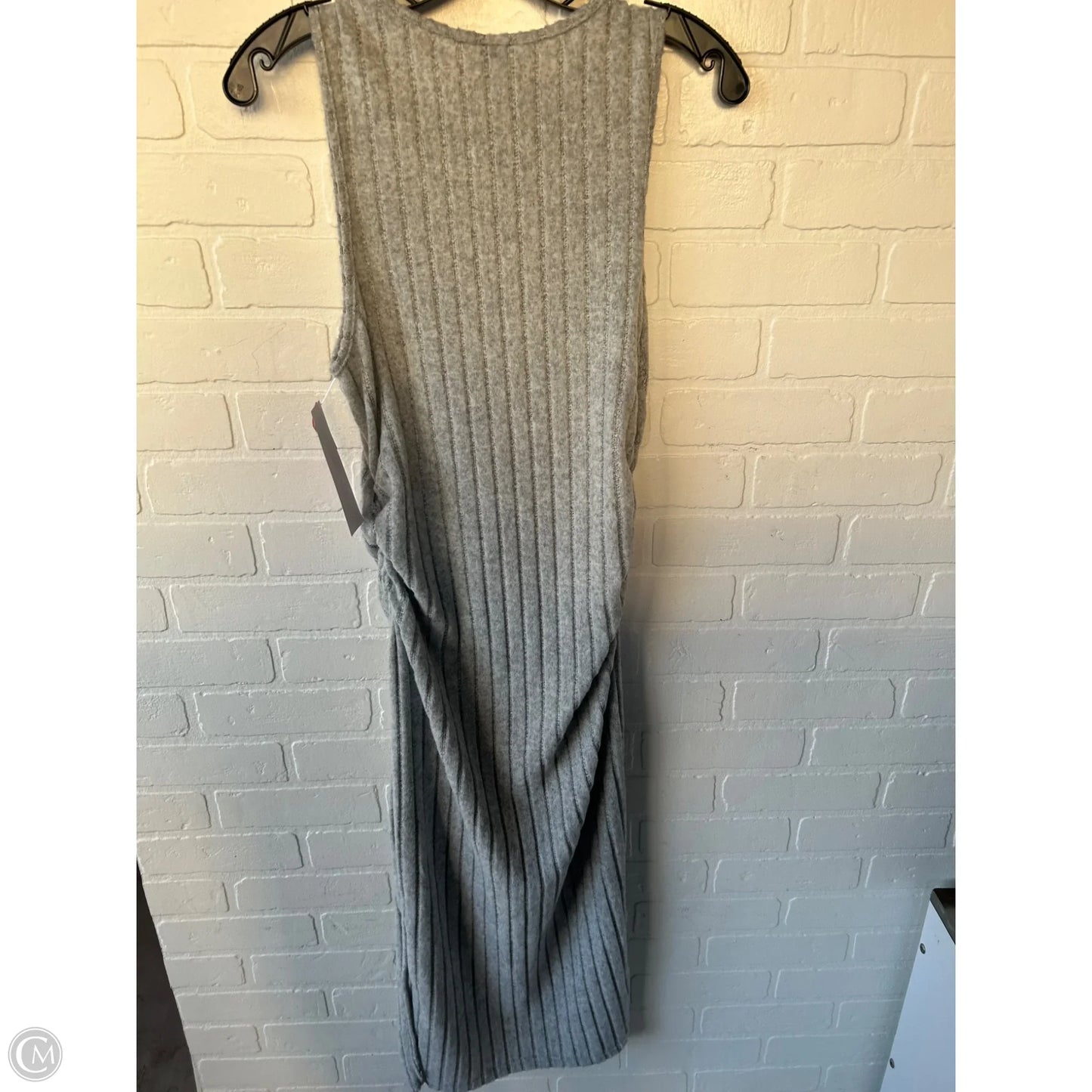Dress Casual Midi By Shein In Grey, Size: L