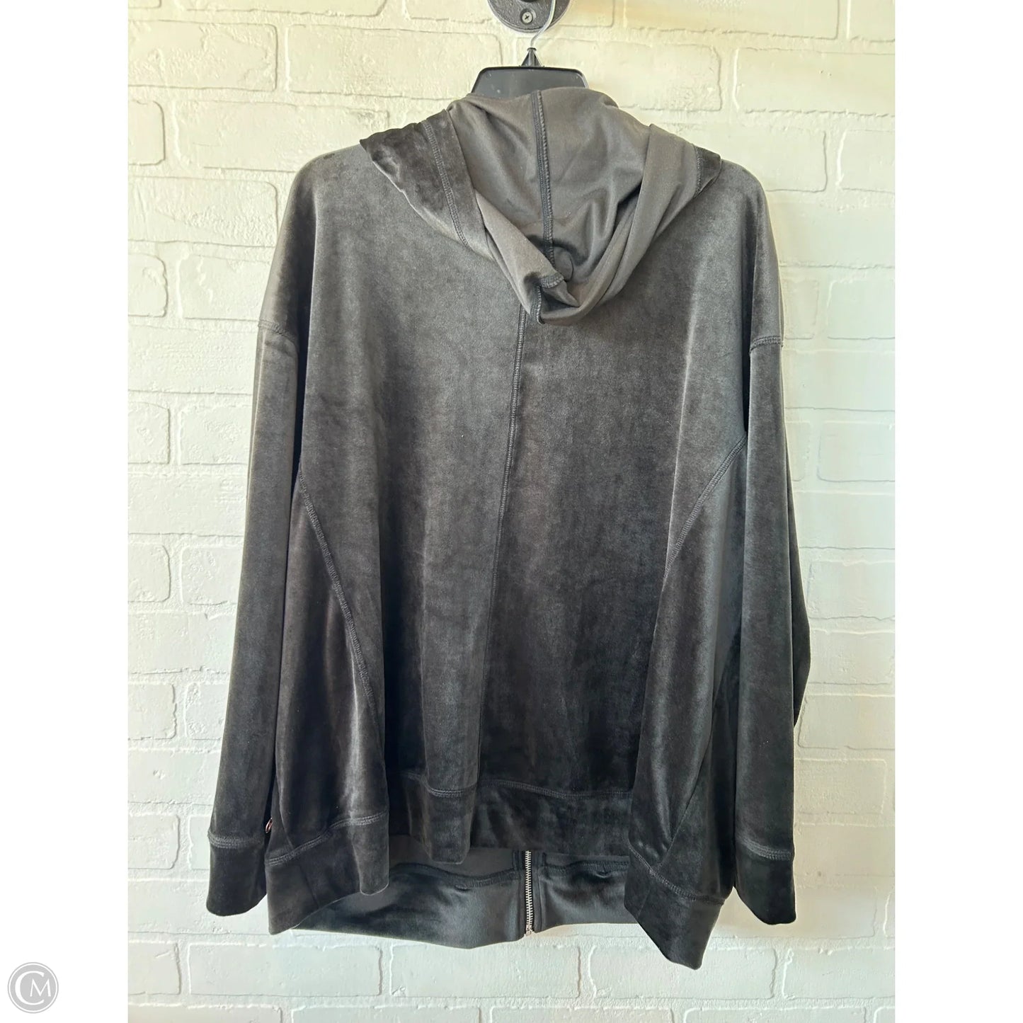 Sweatshirt Hoodie By Livi Active In Black, Size: 1x