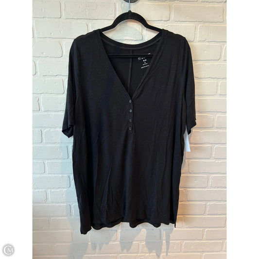 Top Short Sleeve By Torrid In Black, Size: 2x