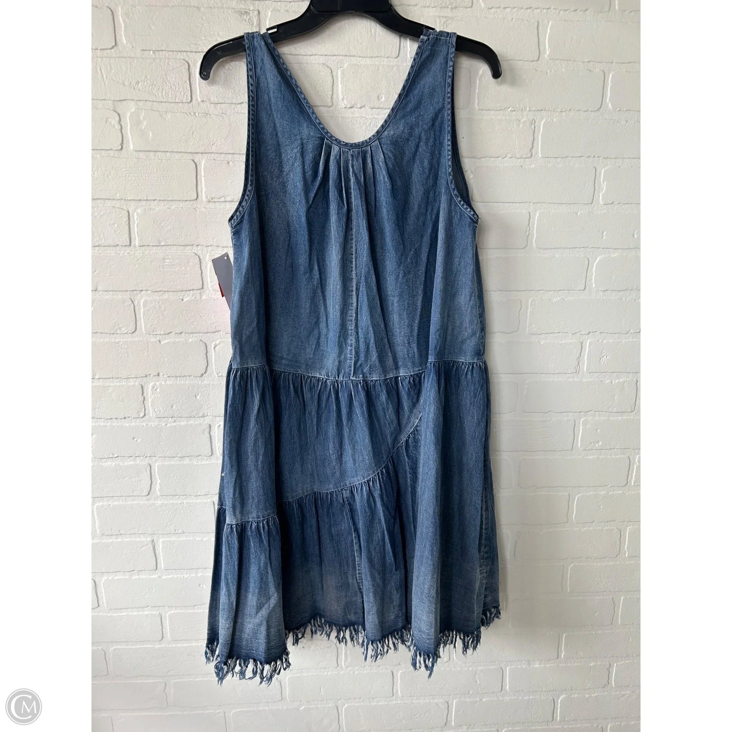 Dress Casual Short By Easel In Blue Denim, Size: S