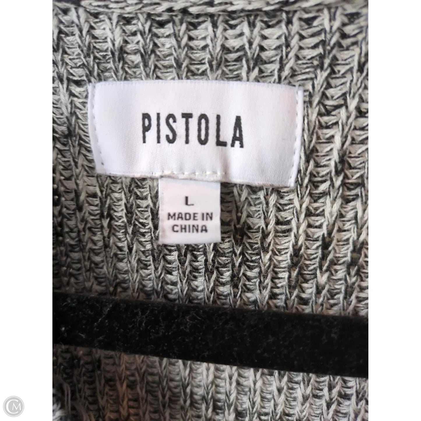 Sweater By Pistola In Black & White, Size: L