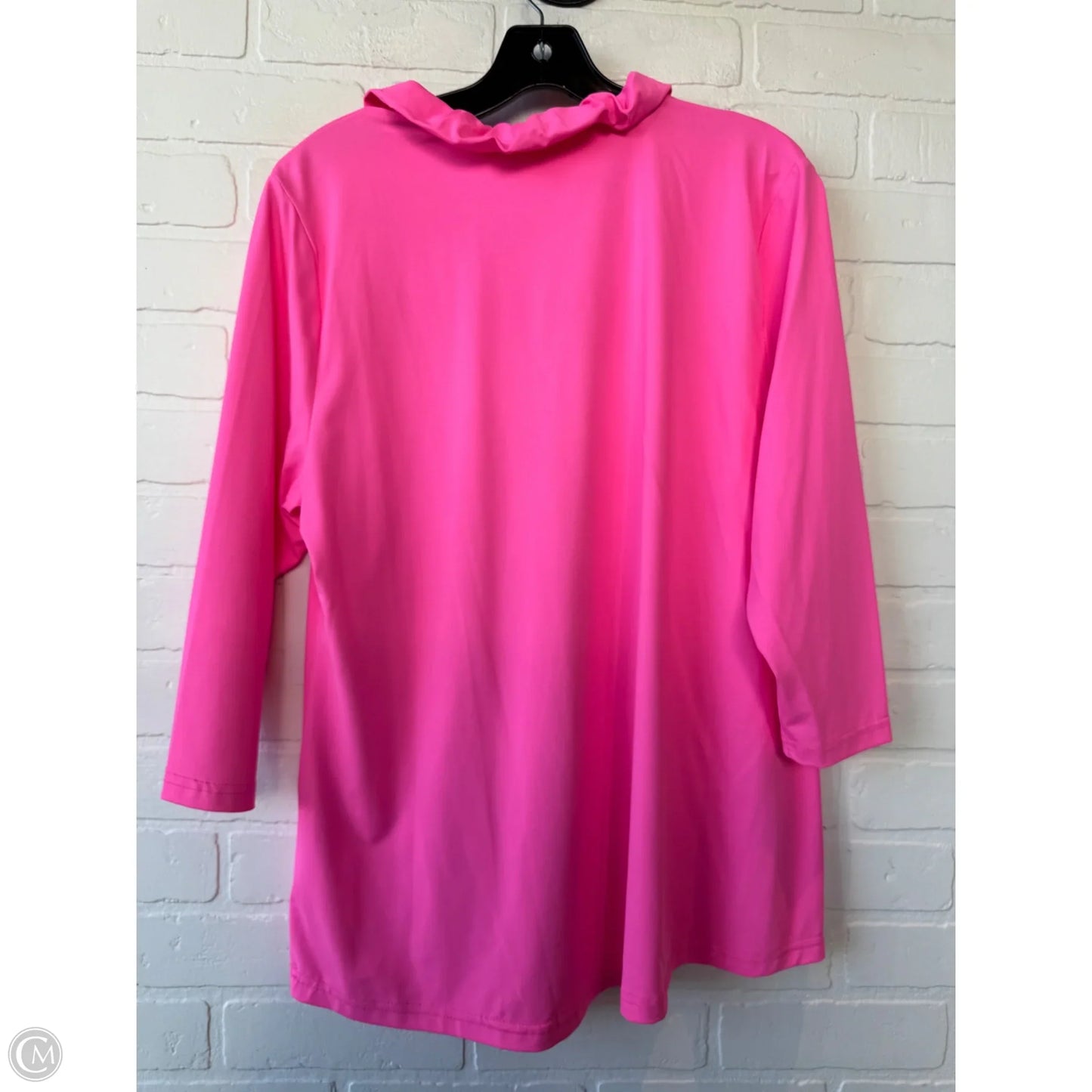 Top Long Sleeve By LULU B In Pink, Size: Xl