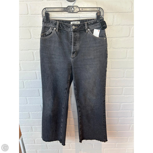 Jeans Wide Leg By Rollas In Black Denim, Size: 0