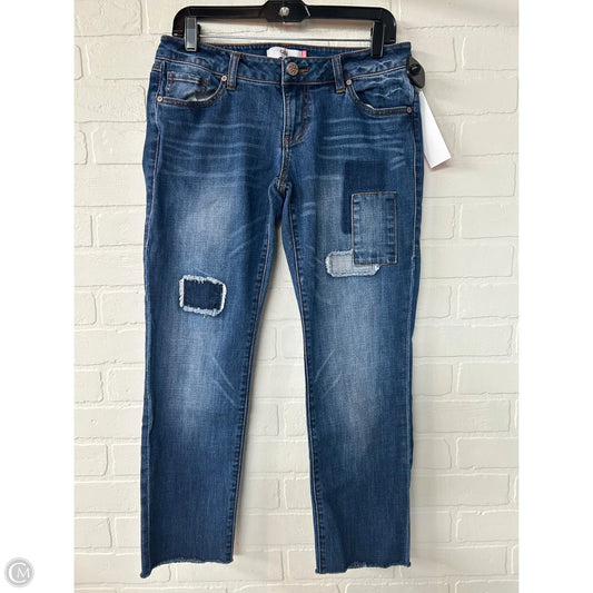 Jeans Boyfriend By Cabi In Blue Denim, Size: 4