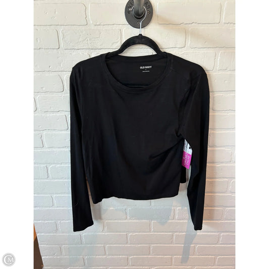 Top Long Sleeve Basic By Old Navy In Black, Size: L