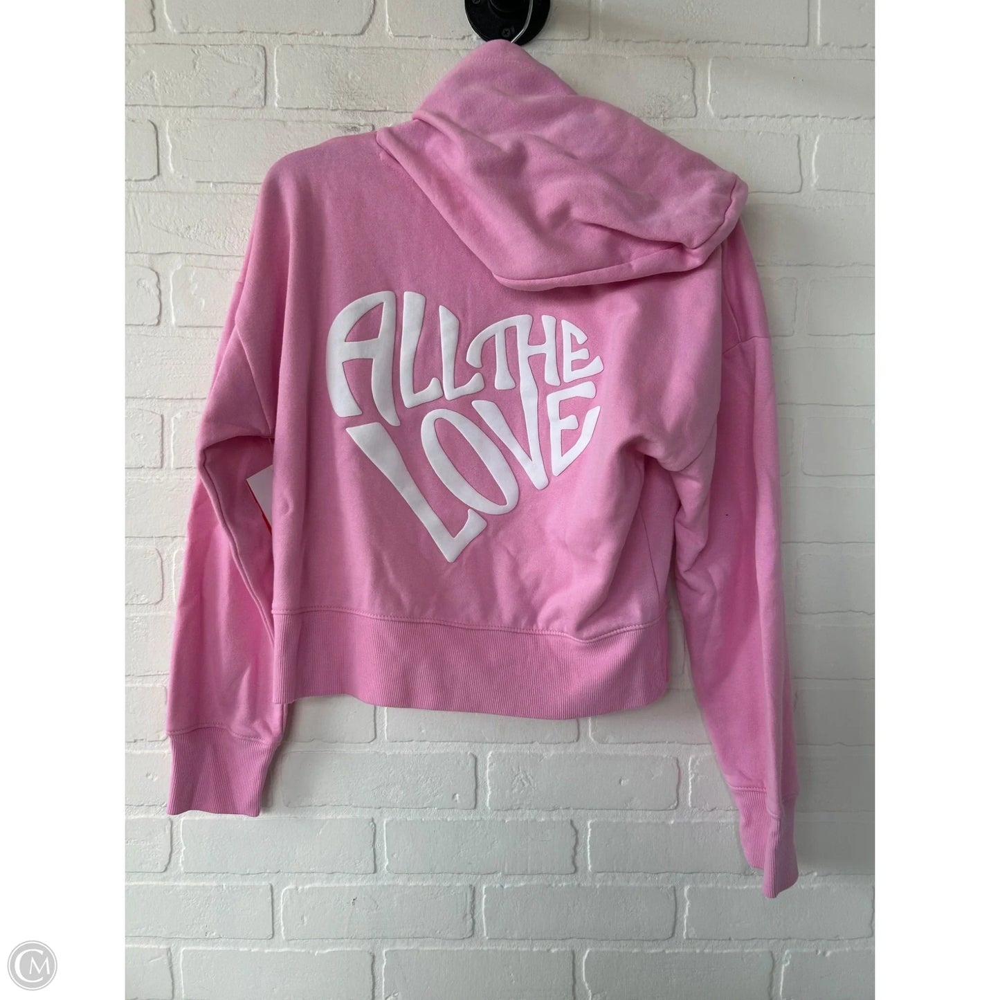 Sweatshirt Hoodie By A New Day In Pink, Size: M