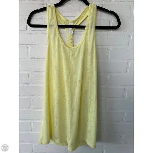 Athletic Tank Top By Balance Collection In Yellow, Size: Xl
