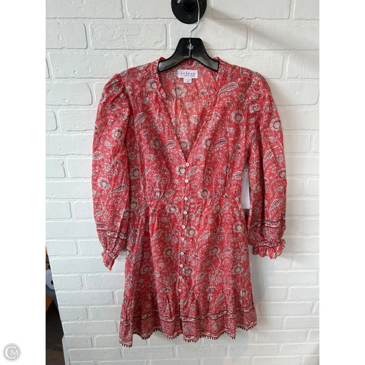 Dress Casual Short By Velvet In Orange, Size: Xs
