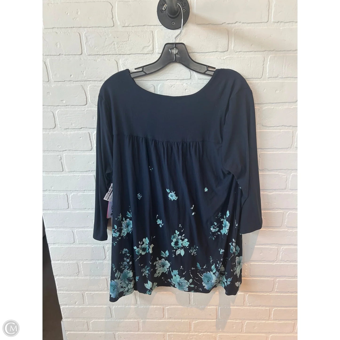 Top Long Sleeve By J. Jill In Blue, Size: Lp