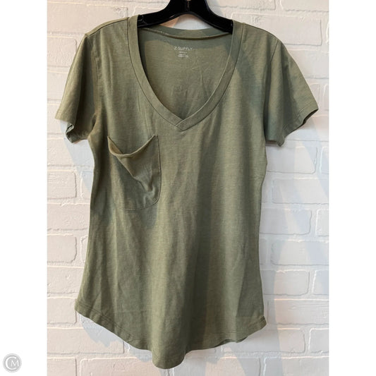Top Short Sleeve Basic By Z Supply In Green, Size: Xs