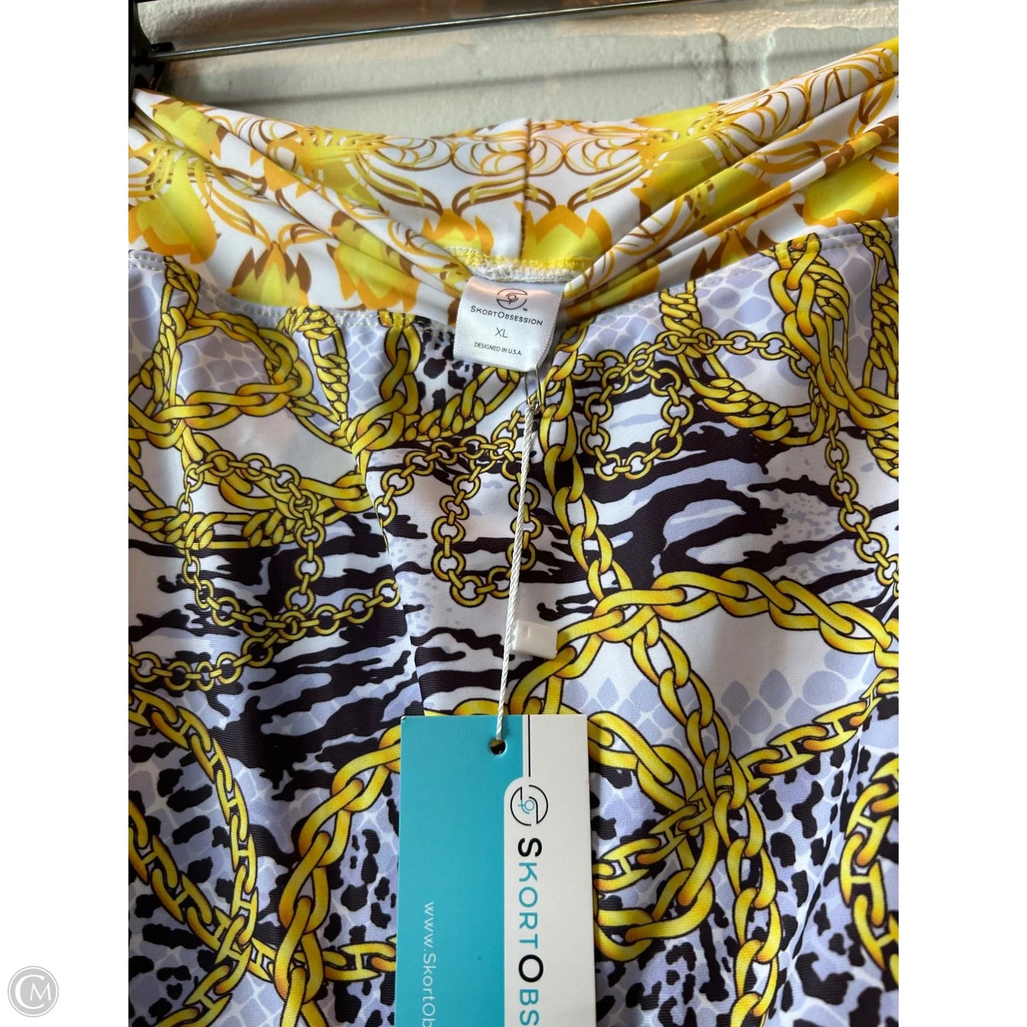 Athletic Skort By skort obsession In Yellow, Size: 16